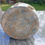 Mexican v heavy stone candle holder, circle of friends, D18 Image 5