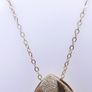 Vintage Solid 9K Gold 375 Pendant Necklace length 18" - 4,07g Image 5