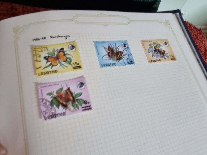 Stamp album 153 Botswana, Lesotho