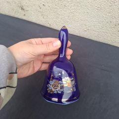 Ceramic blue table bell postage possible