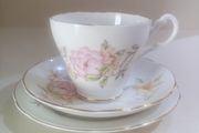 Royal Stuart Tea Trio Set, Fine Bone China