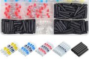 300pcs Box Solder Sealed Wire Connectors Heat Shrink Solder Butt Connectors Solder Connector Kit Automotive Marine Insulation