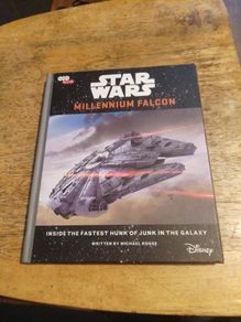 star wars millennium falcon model and book unopened