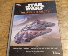 star wars millennium falcon model and book unopened