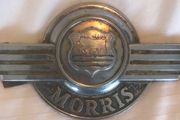 Genuine 1960s Morris metal car badge