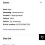 Adidas Originals Relaxed Fit Cargo Trousers UK 10 Image 3