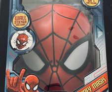 Spidey Mask 3D Deco Light, Brand New, Damaged Box