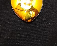 St Padre PIO Cabochon glass pendant