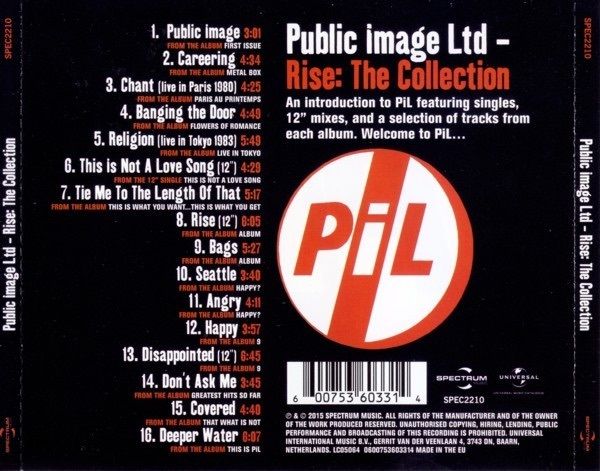 Public image Ltd  |  Rise: The Collection