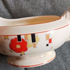 Art Decco Sauce boat/ Homeleigh Ware