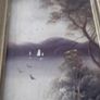 a antique oil painting on board Image 2