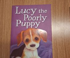 Lucy the  puppy poorly