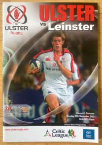 2005 Ulster v Leinster - Celtic League Programme