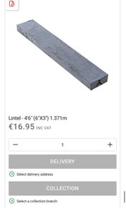 Concrete Lintel x3