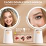 Brand New Auxmir Illuminated Cosmetic Mirror 30X/1X Magnification Image 4