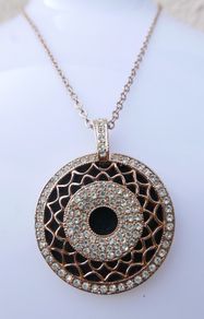 Absolute Jewellery Gold Plated Unique Pendant and Chain