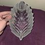 Mikasa Walther Crystal frosted Leaf bowl Image 3