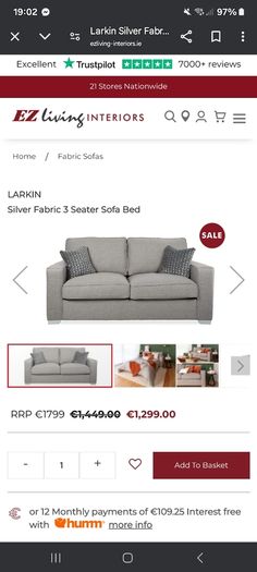 2 Seater Sofa Bed