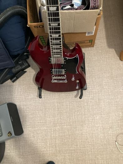 Harley Benton DC-Custom 2 Cherry Guitar