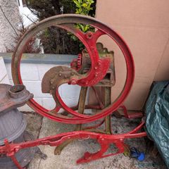 Vintage Chaff Cutter and Plough