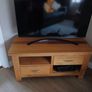 Oak TV stand Image 2