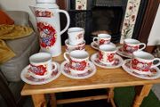 mid-century retro coffee set