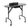 Portable Foldable Manicure Nail Technician Beauty Salon Table Desk Workstation Black Image 2