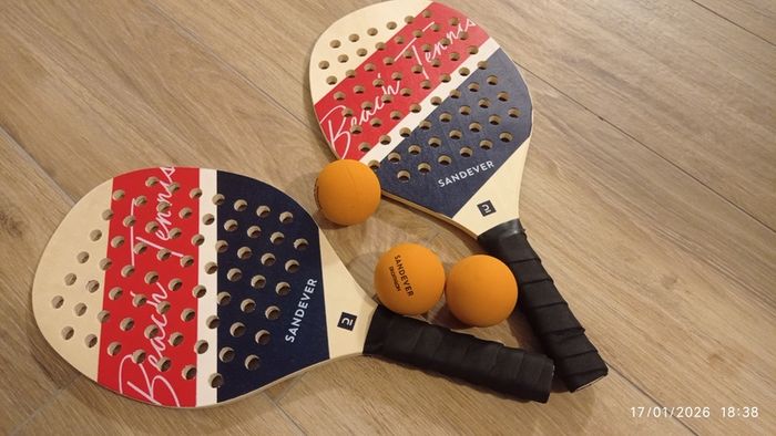 Beach Tennis Racket Set
