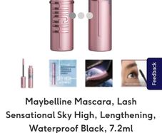 Maybeline waterproof mascara