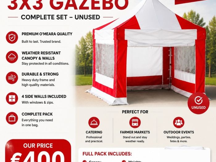 Unused Gazebo for Sale