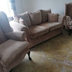 3 Seater & Armchairs