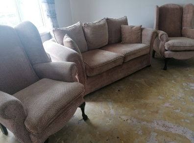 3 Seater & Armchairs