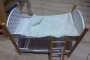 Janod Wooden Candy Chic doll's Bunkbeds