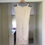 Fran & Jane cream satin runched dress Image 3