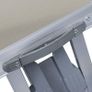Folding Camping Table with 4 Seats Steel Aluminium Image 4