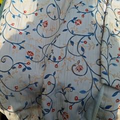 Beautiful heavy pair of curtains 66" x 72