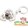 Personalised Photo Anchor Fidget Spinner Keyring - Silver Image 2