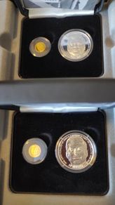 2 Gold Silver Proof Two Coin Sets