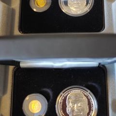 2 Gold Silver Proof Two Coin Sets