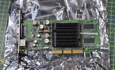 Geforce Fx 5200 128mb Ddr, 64 Bit, Agp 8x, Asus V9520magic/t/p/128m/a, Working