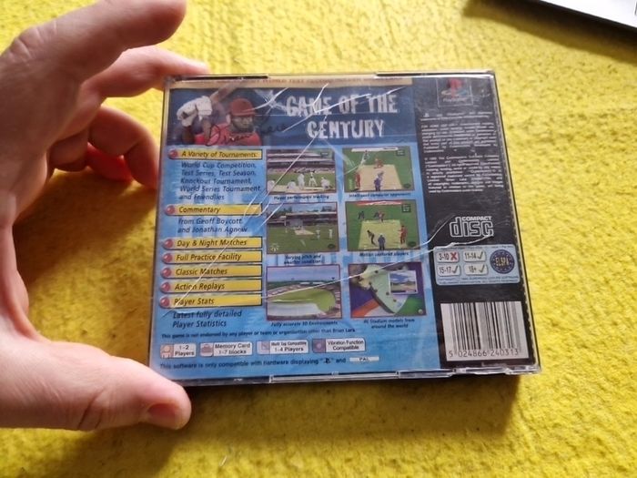 Brian Lara Cricket PlayStation1 Ps1 PlayStation2 Ps2 Games Original