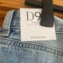 Stradivarius (Zara Group) Tall High Waist Straight Wide Leg Jeans   Size 42 UK 14 Image 9