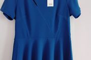 Blue midi dress