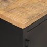 Coffee Table 90x50x37 cm Solid Rough Mango Wood Image 2
