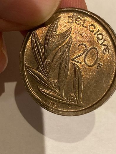 Belgium 1982 20 Francs