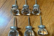 6 Glass Door Knobs