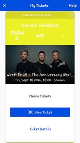 Westlife 25th Anniversary World Tour