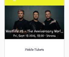 Westlife 25th Anniversary World Tour