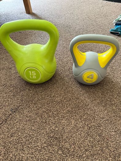 Kettle Bell weight  set 7kg and 4kg