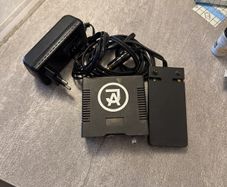 Power supply for a tattoo machine with a foot pedal.